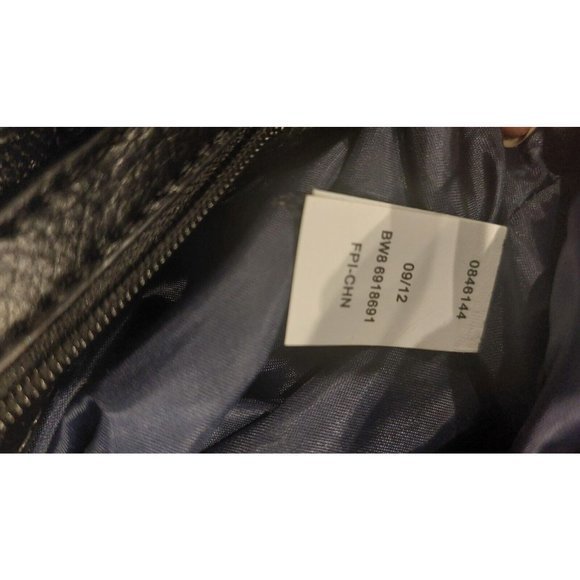 Tommy Hilfiger Black Handbag Shopper Tote Purse Logo - Picture 8 of 15